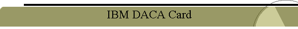IBM DACA Card